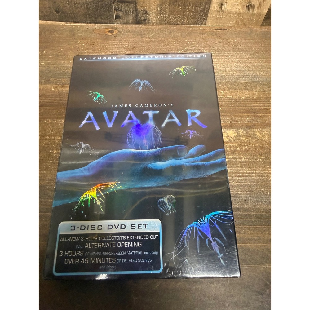 James Cameron's Avatar Extended Collector's Edition 3-Disc DVD Set New Sealed